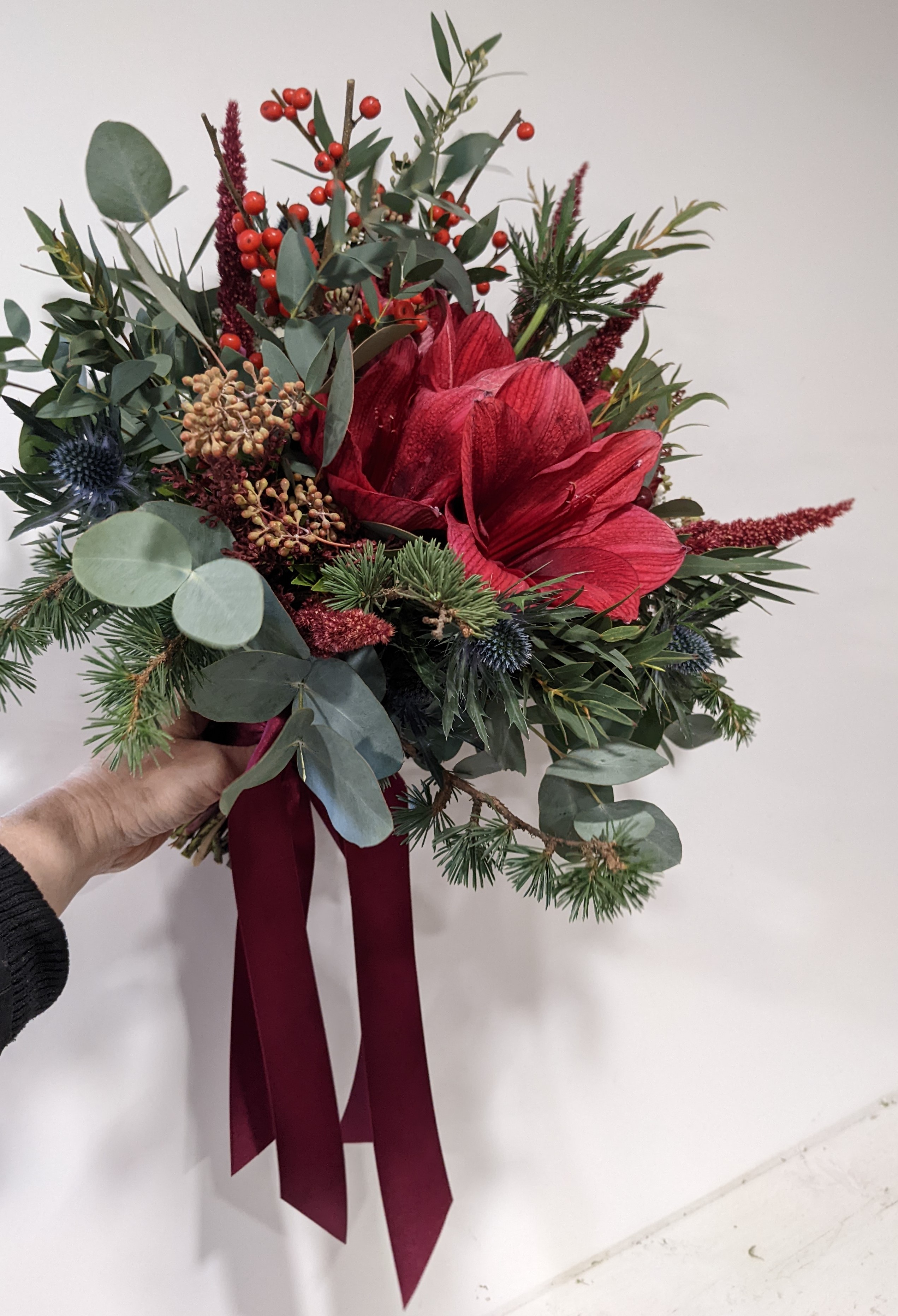 Winter Wedding Bouquet.
