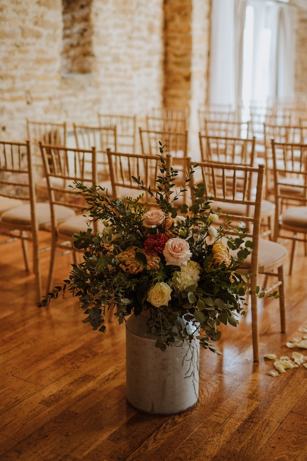 flowers for milkchurn