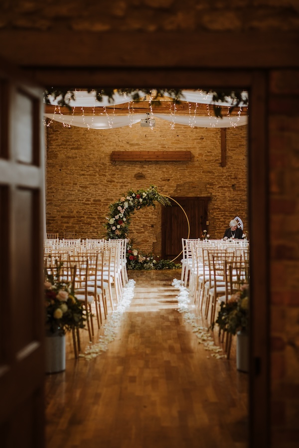 autumn wedding frame