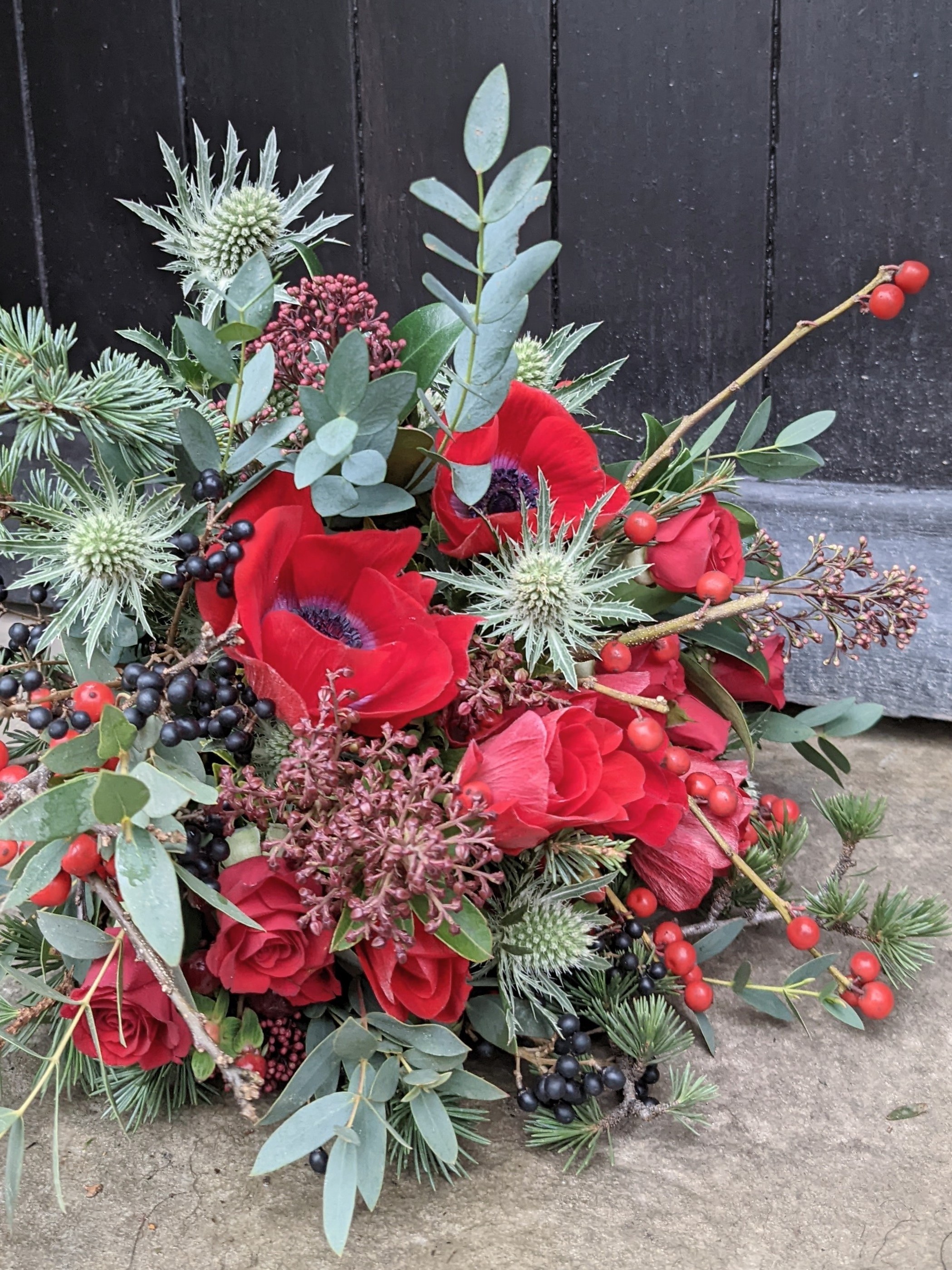 Bridesmaid Winter Bouquet.