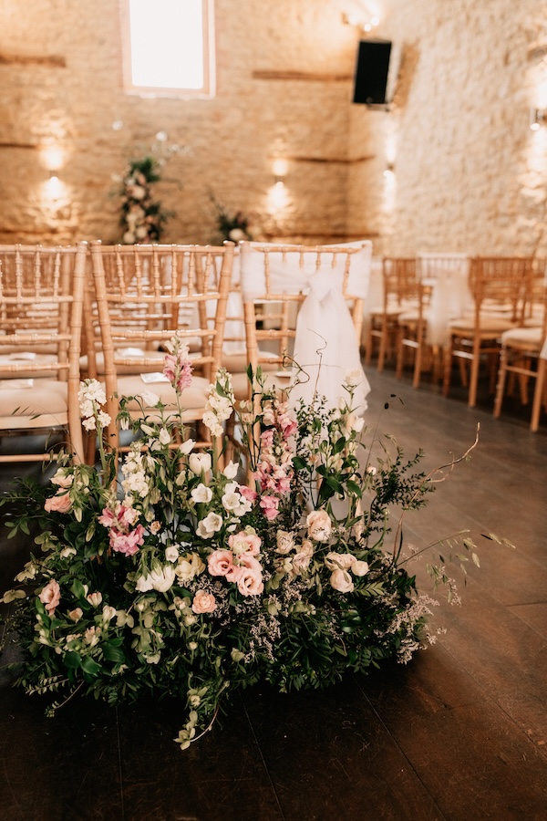 start of the aisle flowers