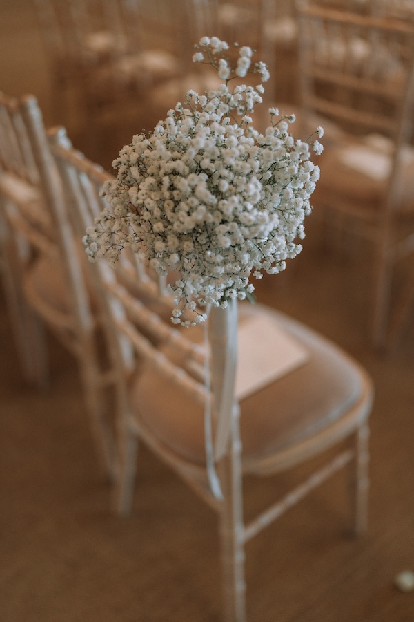 flowers for chair